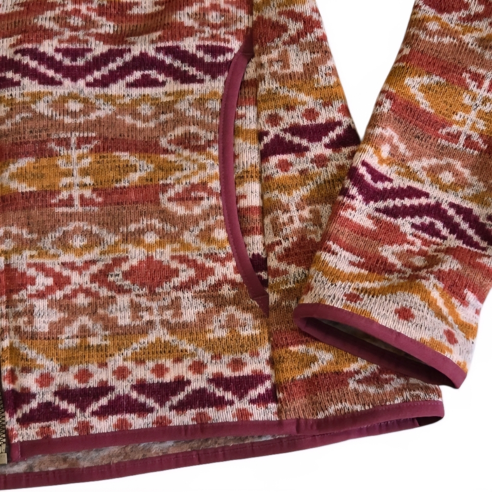 Sherpa Adventure Gear Lumbini Full-Zip Jacket S Burgandy/Rust/Blush Multi - Picture 5 of 8